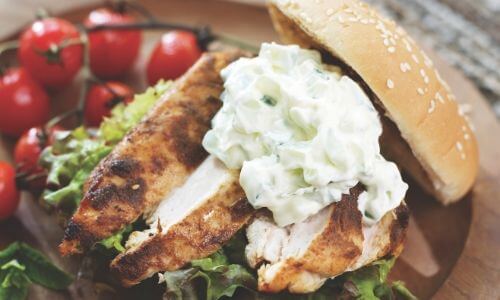 Tandoori Chicken Burger